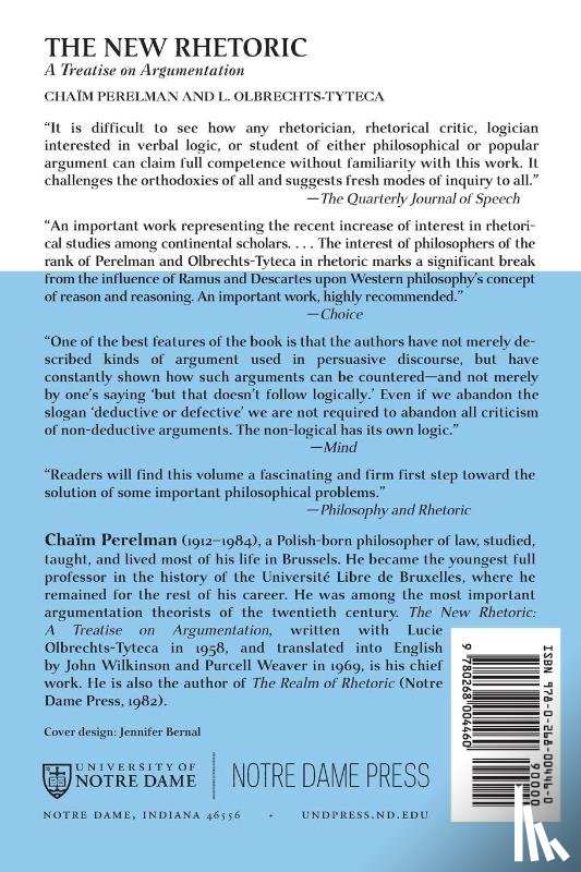 Perelman, Chaim, Olbrechts-Tyteca, L. - New Rhetoric, the