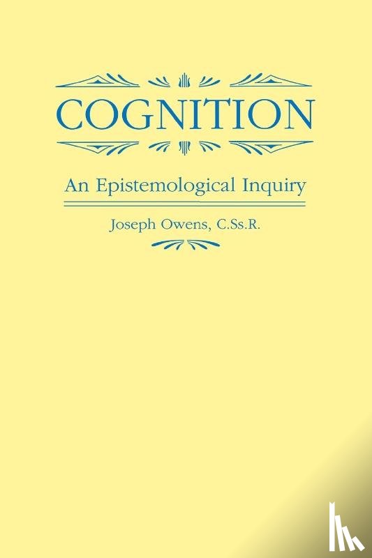 Owens, Joseph - Cognition