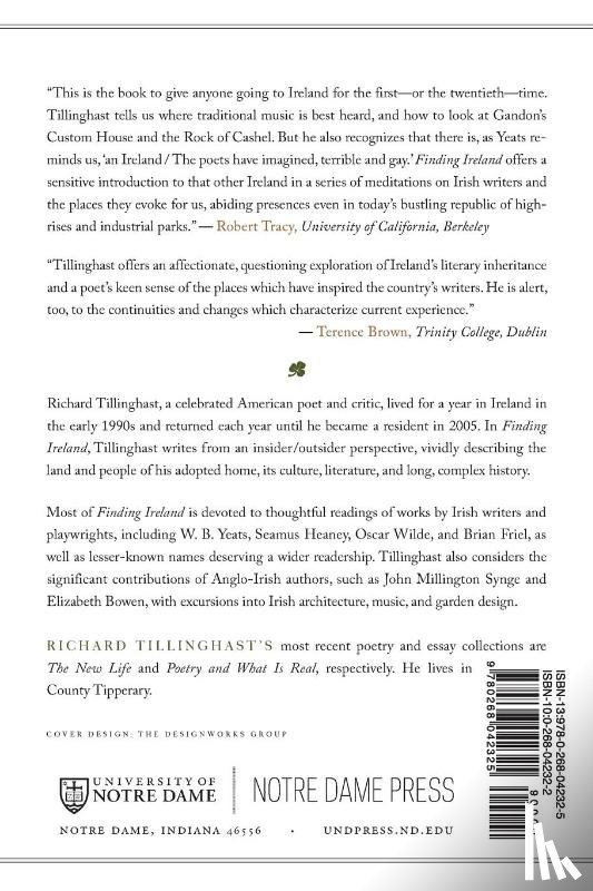 Tillinghast, Richard - Finding Ireland