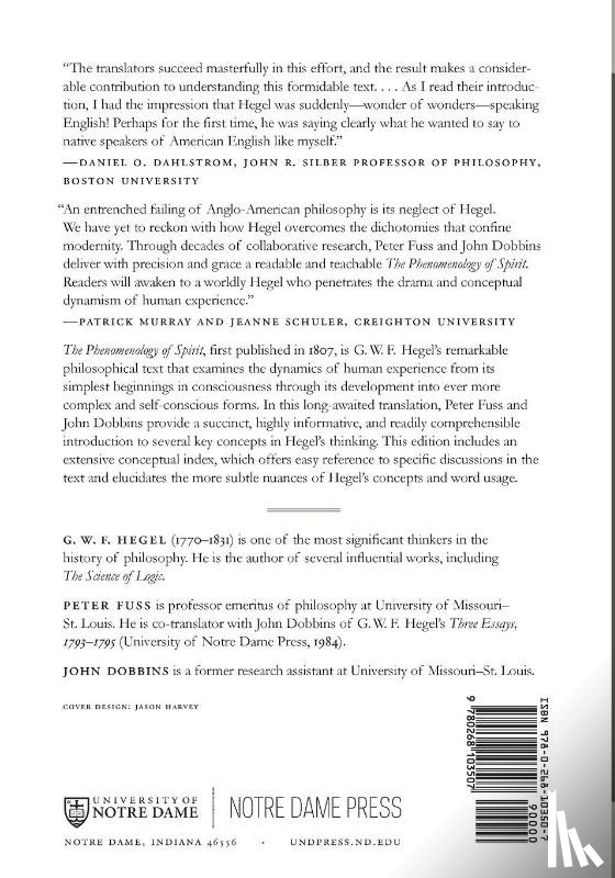 Hegel, G. W. F. - The Phenomenology of Spirit