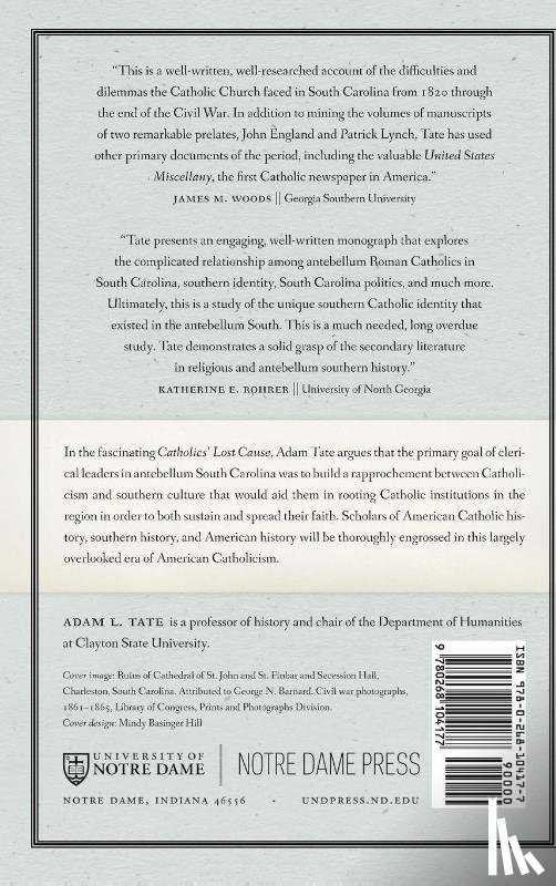 Tate, Adam L. - Catholics' Lost Cause