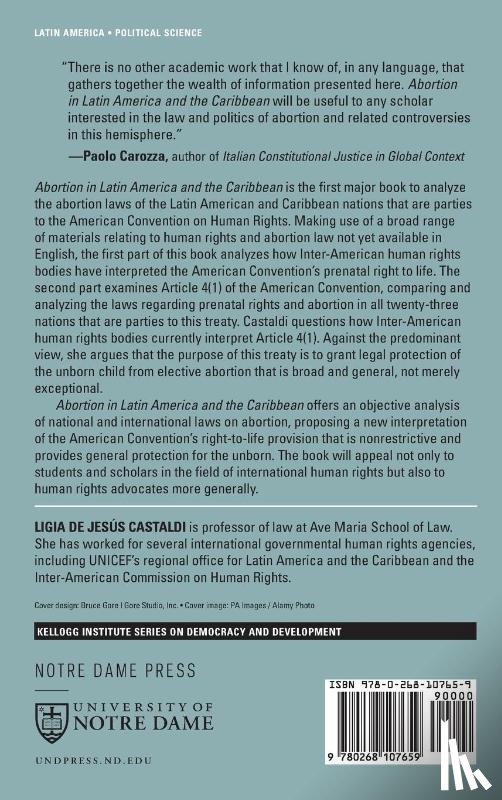 Castaldi, Ligia De Jesus - Abortion in Latin America and the Caribbean