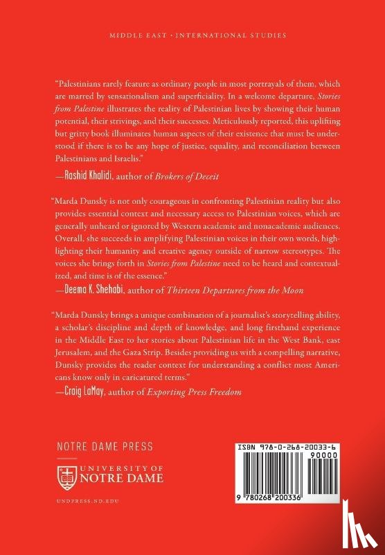 Dunsky, Marda - Stories from Palestine