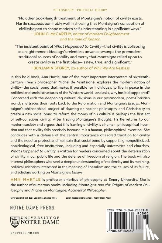 Hartle, Ann - What Happened to Civility