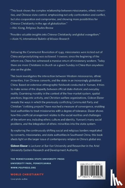 Elazar, Gideon - Christian Missionaries, Ethnicity, and State Control in Globalized Yunnan