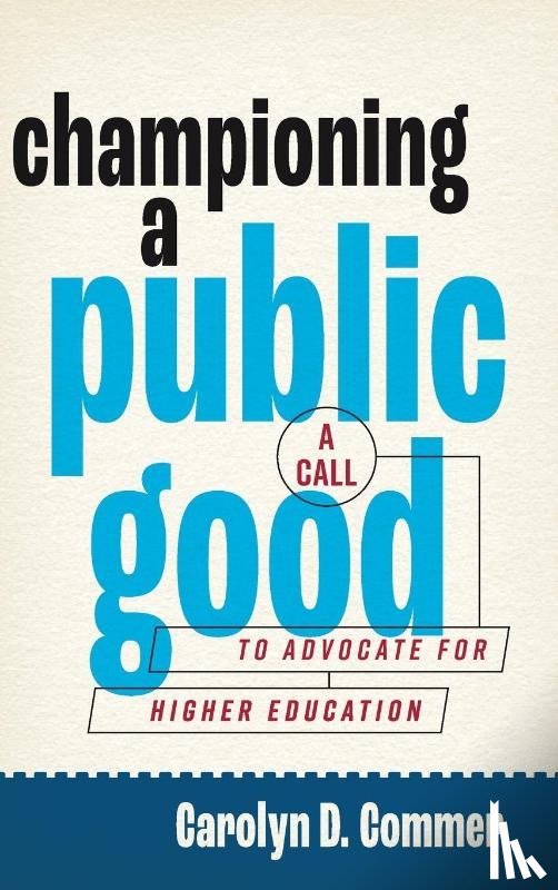 Commer, Carolyn D. (Virginia Tech Univesity) - Championing a Public Good