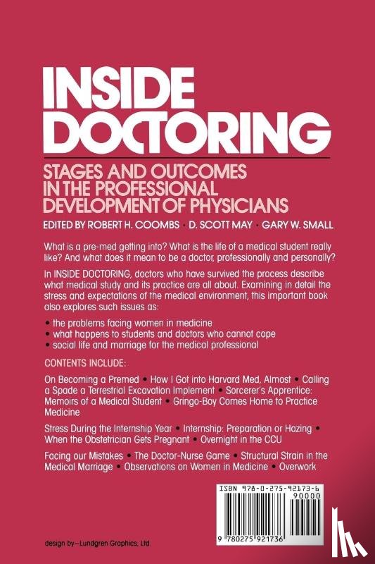Coombs, Robert H., May, D Scott, Small, Gary W. - Inside Doctoring
