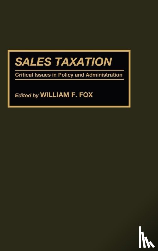  - Sales Taxation