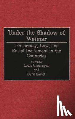Greenspan, Louis, Levitt, Cyril - Under the Shadow of Weimar