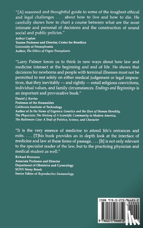Palmer, Larry - Endings and Beginnings