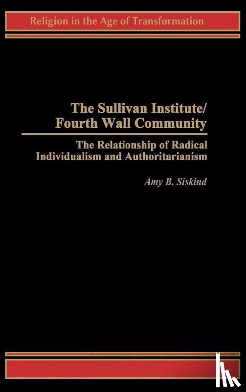 Siskind, Amy B. - The Sullivan Institute/Fourth Wall Community