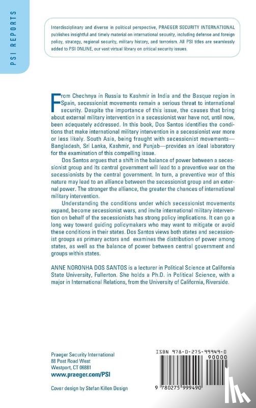 Santos, Anne N. Dos - Military Intervention and Secession in South Asia