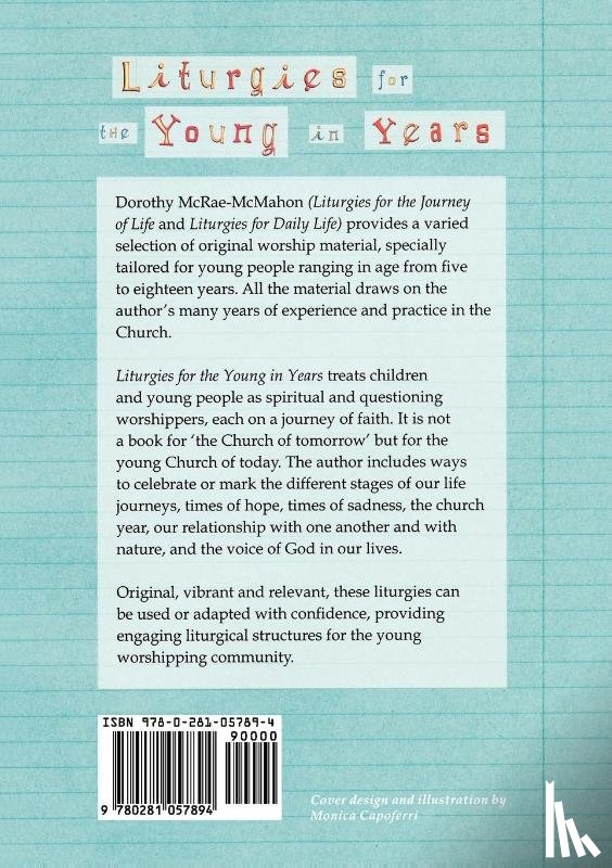 McRae-McMahon, Dorothy - Liturgies for the Young in Years