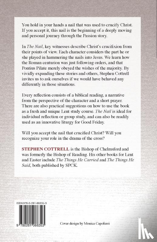 Cottrell, The Most Revd and Rt Hon Stephen - The Nail