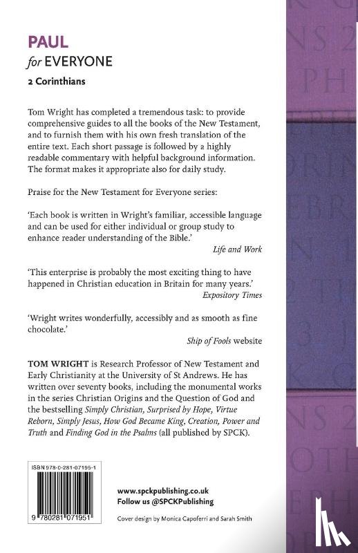 Wright, Tom - Paul For Everyone: 2 Corinthians