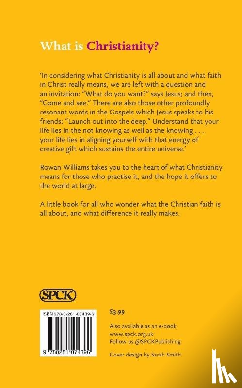 Williams, Rt Hon Rowan - What is Christianity?