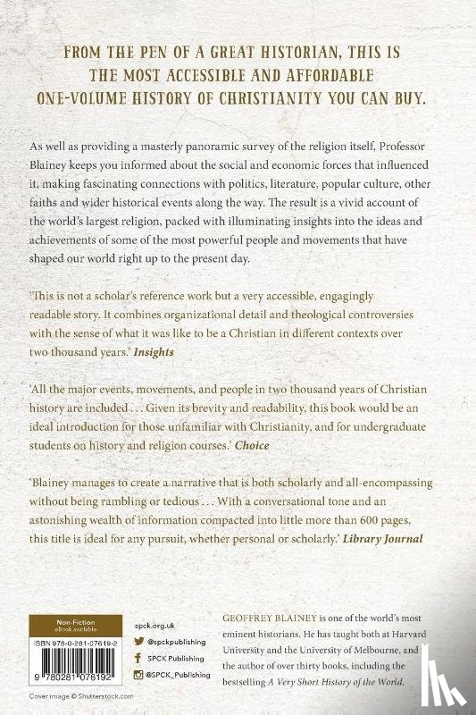 Blainey, Geoffrey - A Short History of Christianity