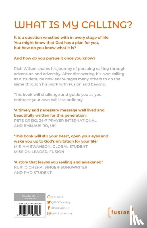 Wilson, Rich - A Call Less Ordinary