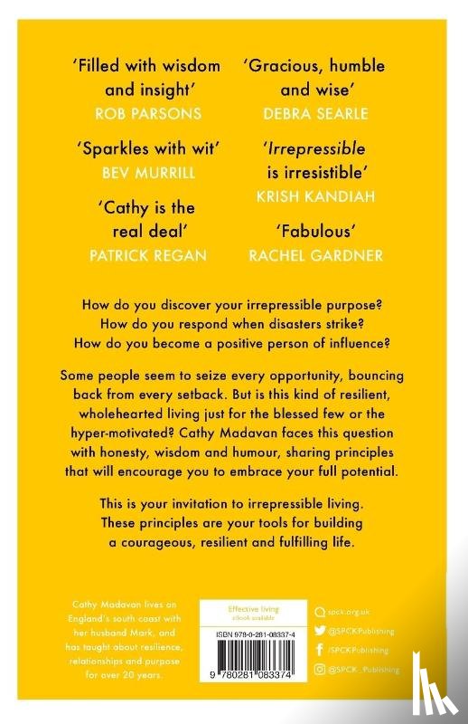 Madavan, Cathy - Irrepressible: 12 principles for courageous living