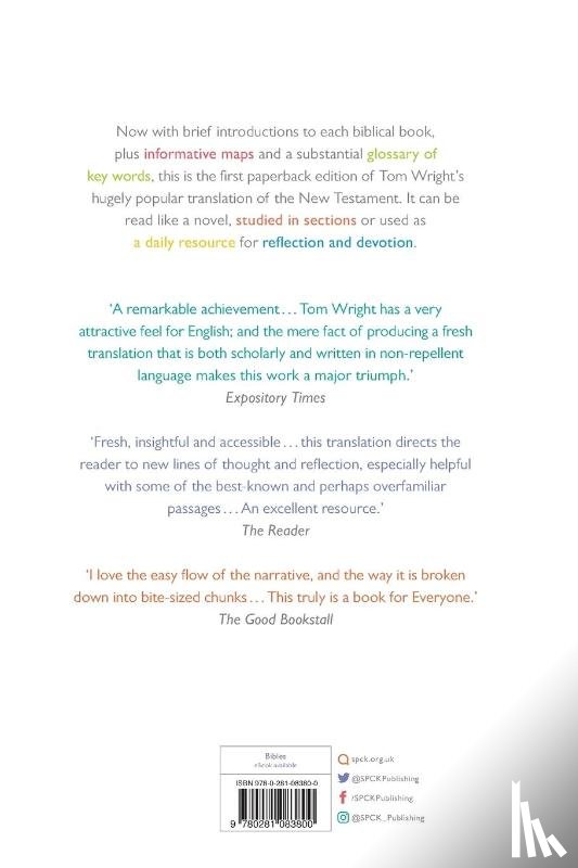 Wright, Tom - The New Testament for Everyone