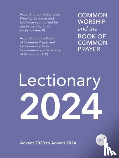 Spck - Common Worship Lectionary 2024
