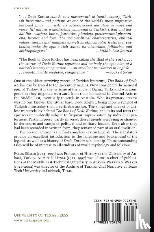 Sumer, Faruk - The Book of Dede Korkut