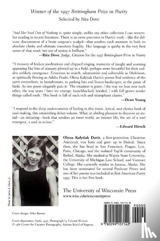 Davis, Olena Kalytiak - And Her Soul Out of Nothing