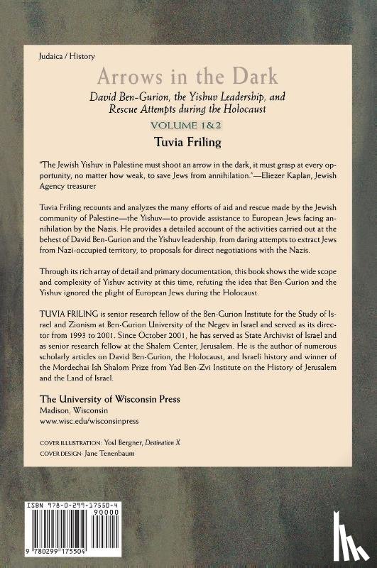 Friling, Tuvia - Arrows in the Dark