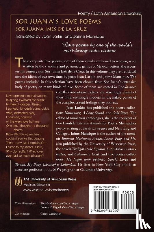 Cruz, Sor Juana Ines de la - Sor Juana's Love Poems