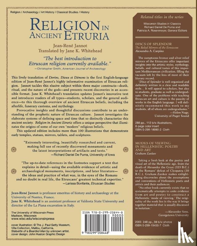 Jannot, Jean-Rene - Religion in Ancient Etruria