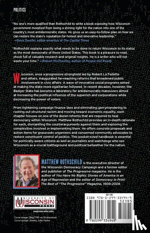 Rothschild, Matthew - Twelve Ways to Save Democracy in Wisconsin