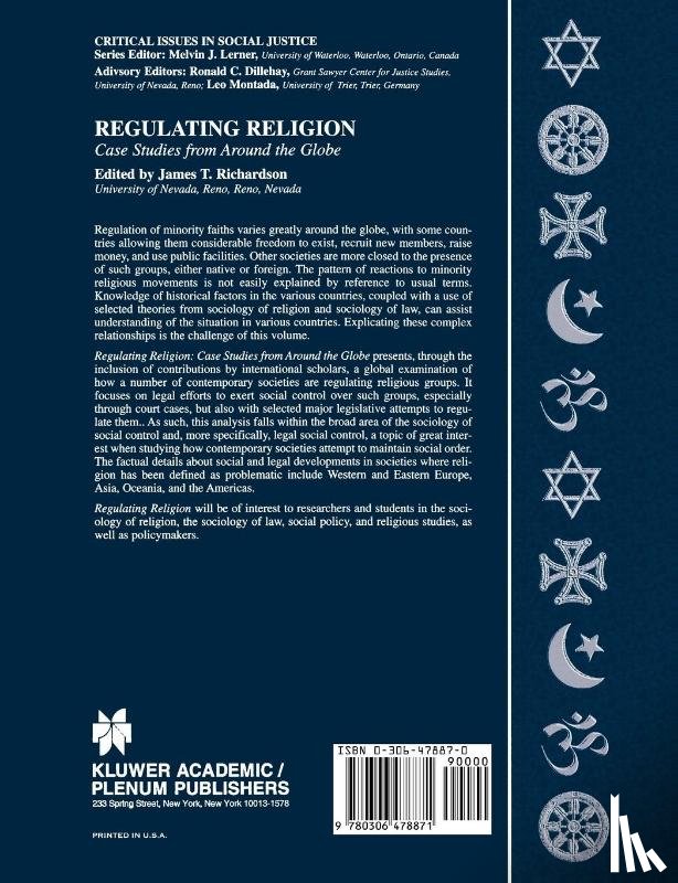  - Regulating Religion