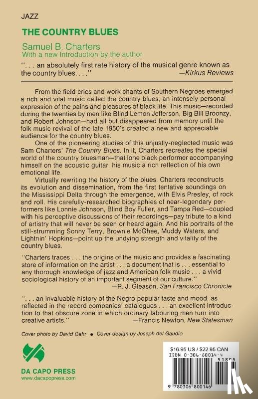 Charters, Samuel - The Country Blues