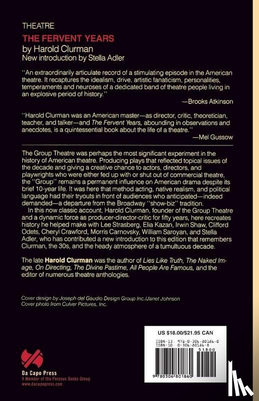 Harold Clurman - The Fervent Years