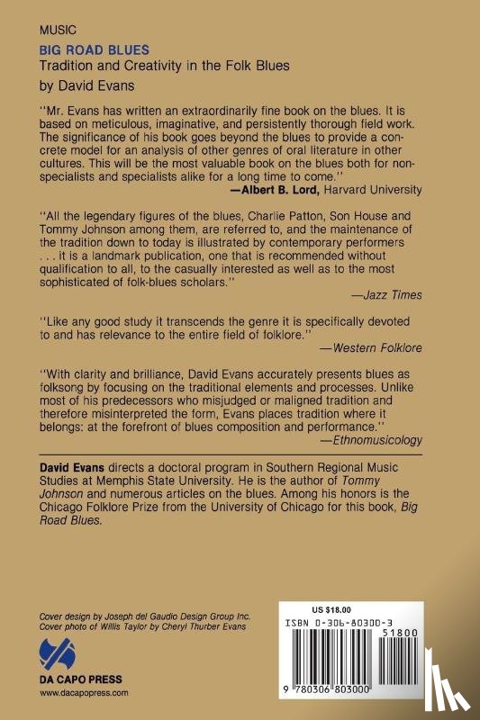 Evans, David - Big Road Blues