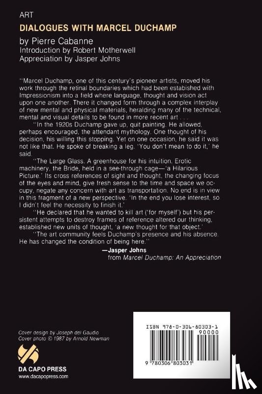 Cabanne, Pierre - Dialogues With Marcel Duchamp