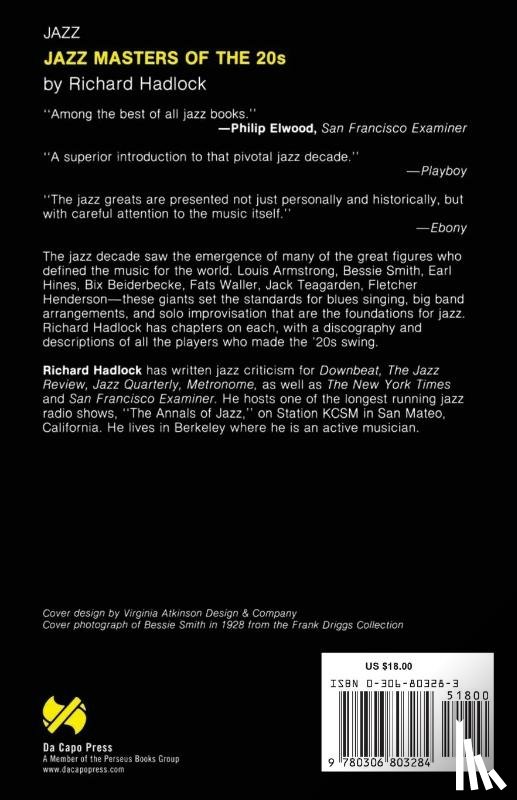 Hadlock, Richard - Jazz Masters Of The 20s