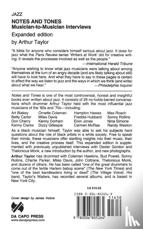 Taylor, Arthur - Notes and Tones