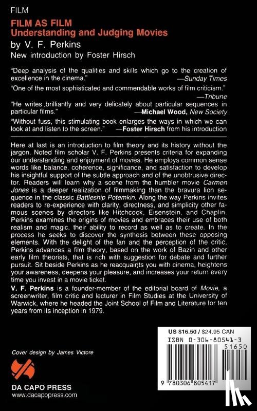 Perkins, V. - Film As Film
