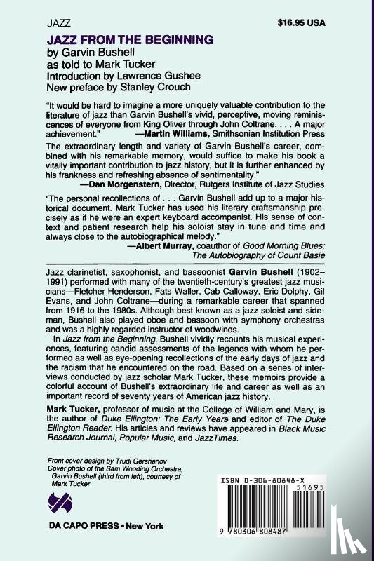 Bushell, Garvin - Jazz From The Beginning