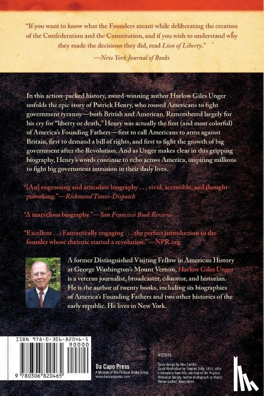 Unger, Harlow Giles - Lion of Liberty