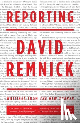 Remnick, David - Reporting