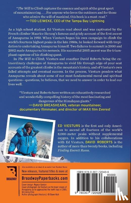 Viesturs, Ed, Roberts, David - The Will to Climb