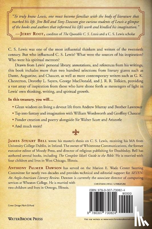 Bell, James Stuart (Jr), Dawson, Anthony - From the Library of C S Lewis: Selections from Writers who Influenced His Spiritual Journey