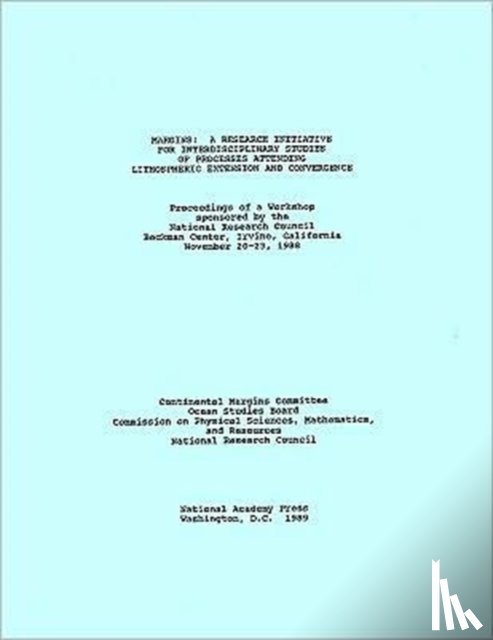 National Research Council, Division on Engineering and Physical Sciences, Commission on Physical Sciences, Mathematics, Ocean Studies Board - Margins