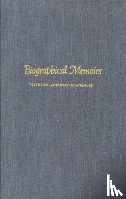 Office of the Home Secretary, National Academy of Sciences - Biographical Memoirs