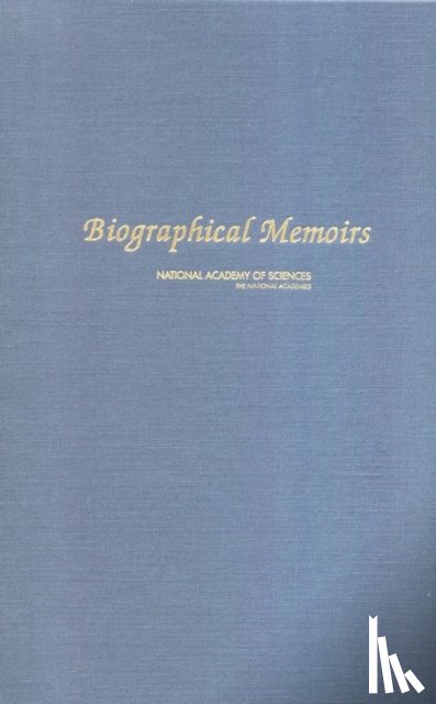 National Academy of Sciences - Biographical Memoirs