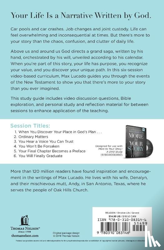 Lucado, Max - More to Your Story Bible Study Guide