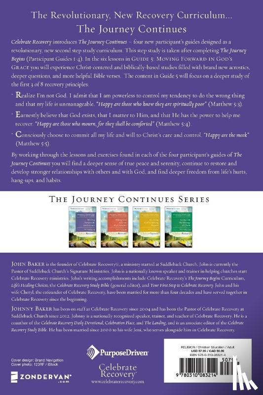 Baker, John, Baker, Johnny - Moving Forward in God's Grace: The Journey Continues, Participant's Guide 5