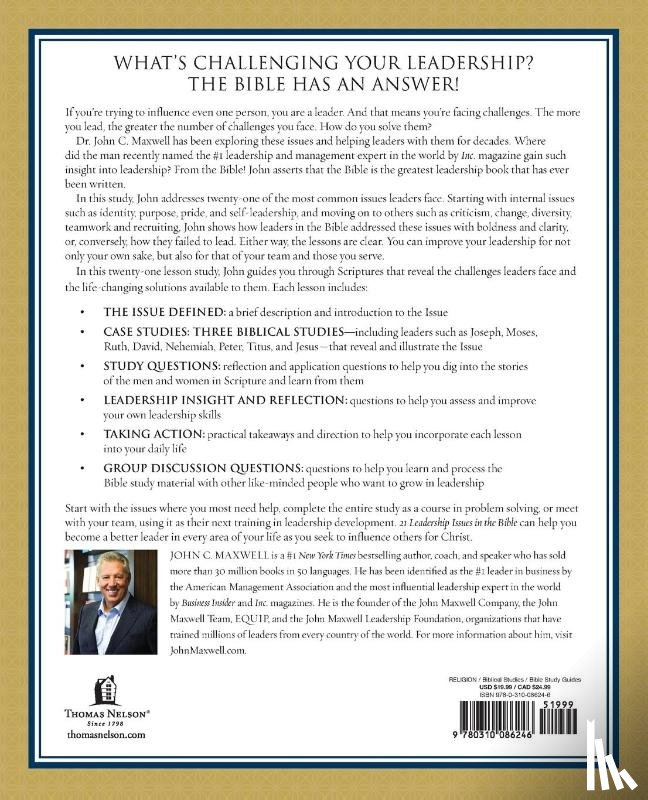 Maxwell, John C. - 21 Leadership Issues in the Bible